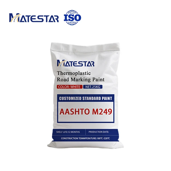 AASHTO M249 طلاء علامات الطريق بالحرارة